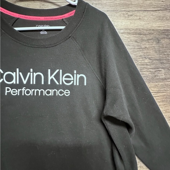 Calvin Klein Performance Black Crewneck Sweatshirt - Picture 4 of 5